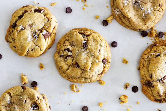 Salted Toffee Chocolate Chip Cookie