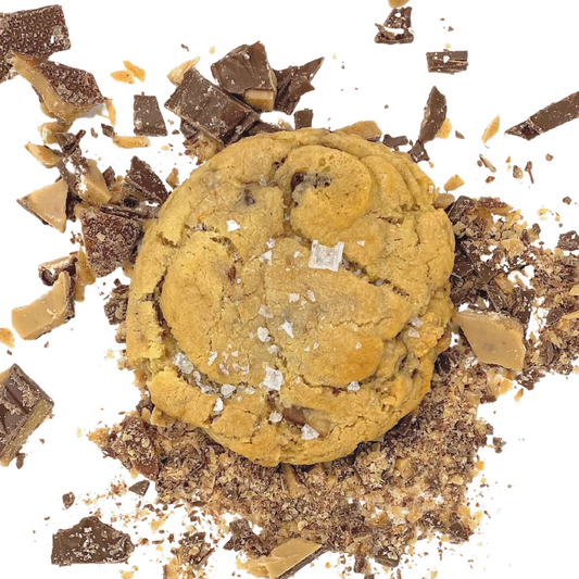 Smitten Sweets Salted Toffee Chocolate Chip Cookie